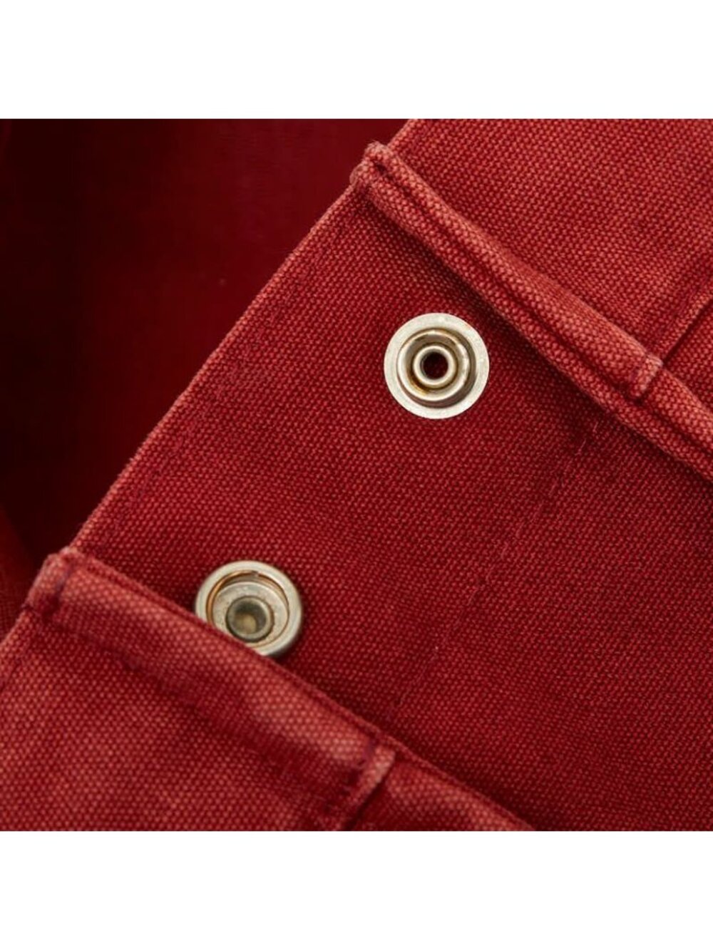 Hermes Fourre Tout MM Tote Red Canvas - Picture 9 of 10